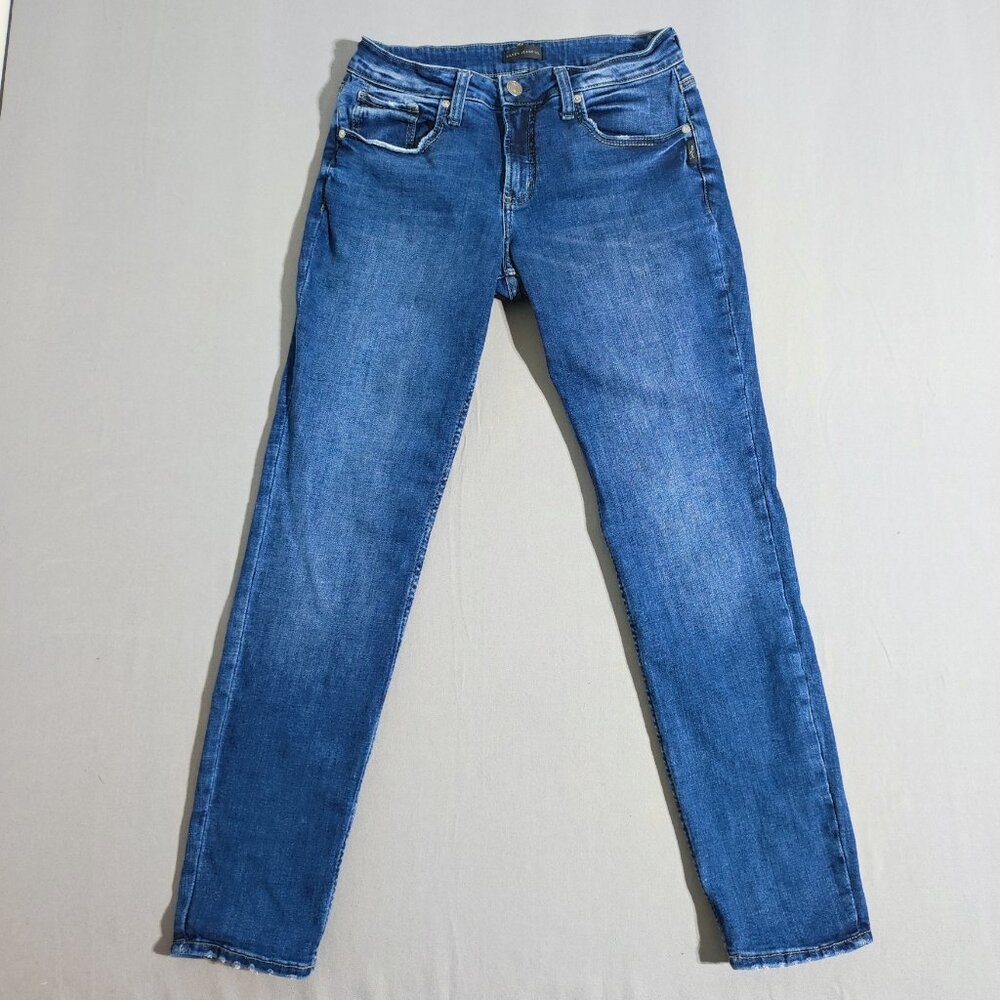 Silver Jeans women's size W29/L29 medium washed ink blue colour boyfriend style